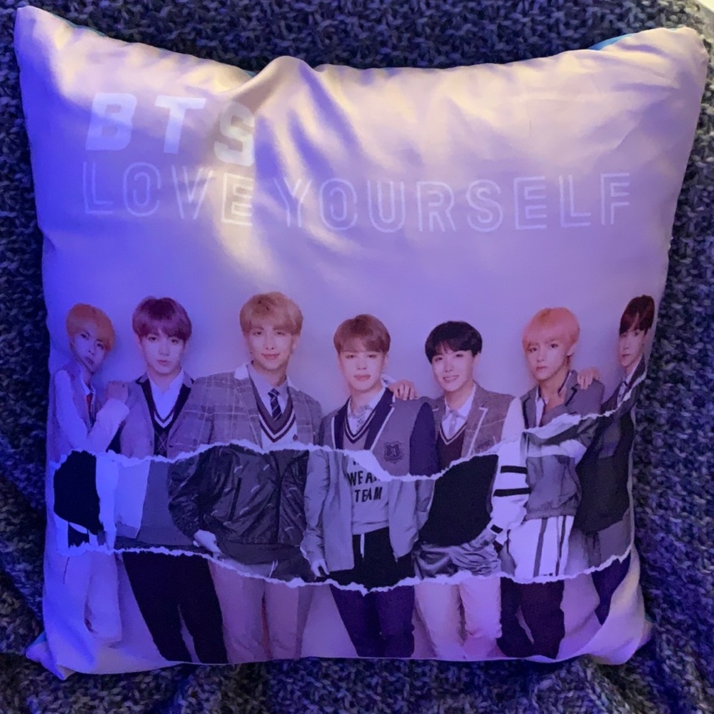 2 BTS pillows + 1 jimin shirt